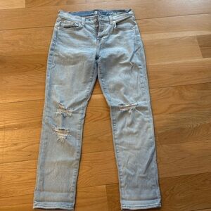 7 for all mankind Josefina skinny boyfriend distressed